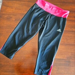 Adidas Women's Climalite Capri Leggings Size Medium
